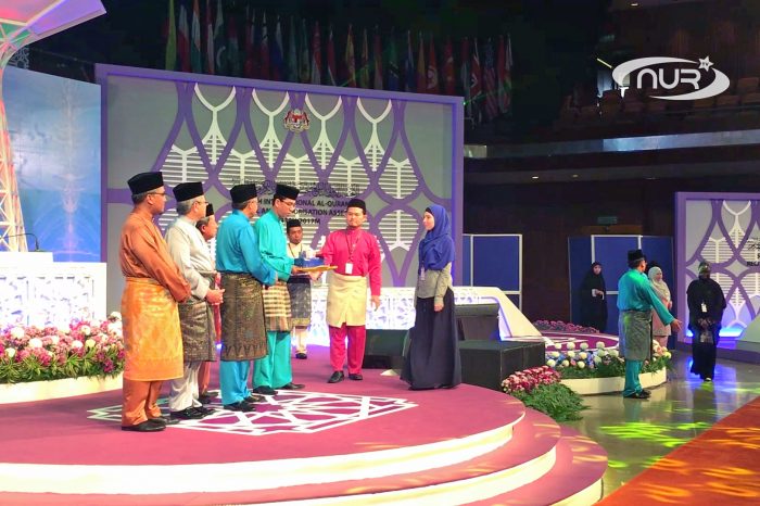 Хафиз Амина Дмитриенко на конкурсе Корана в Малайзии