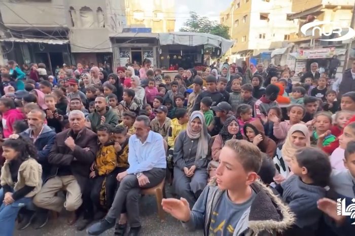 Здесь чествовали детей убитых палестинцев!